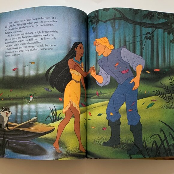 Pocahontas (1995, Hardcover, 1st Edition/Print) Vintage Walt Disney Picture Book - Picture 7 of 16
